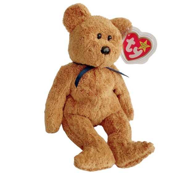 Ty Beanie Babies Bear “Fuzz” 1999 - Picture 2 of 5